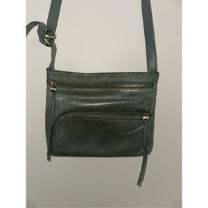Dark Green HOBO brand Bag Crossbody Purse Leather